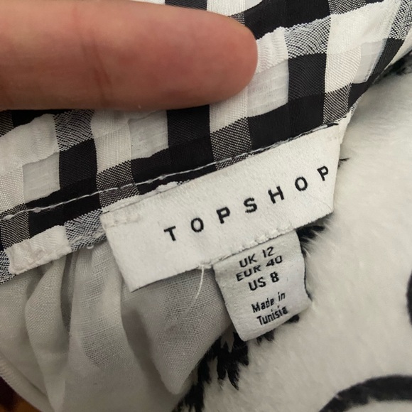 TOPSHOP Gingham mini skirt - Picture 5 of 8